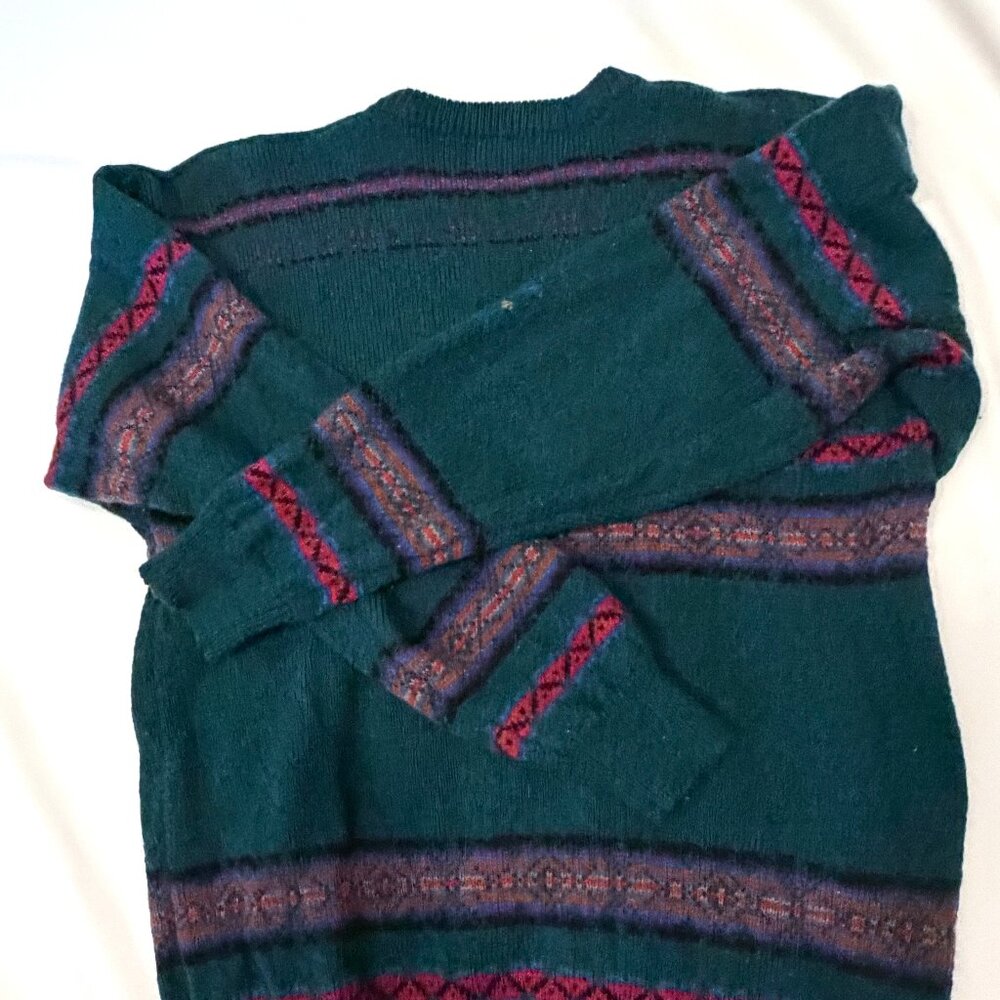 Vintage Woolrich Hunting Dog Embroidered Wool Winter Sweater Excellent Condition - Picture 7 of 14
